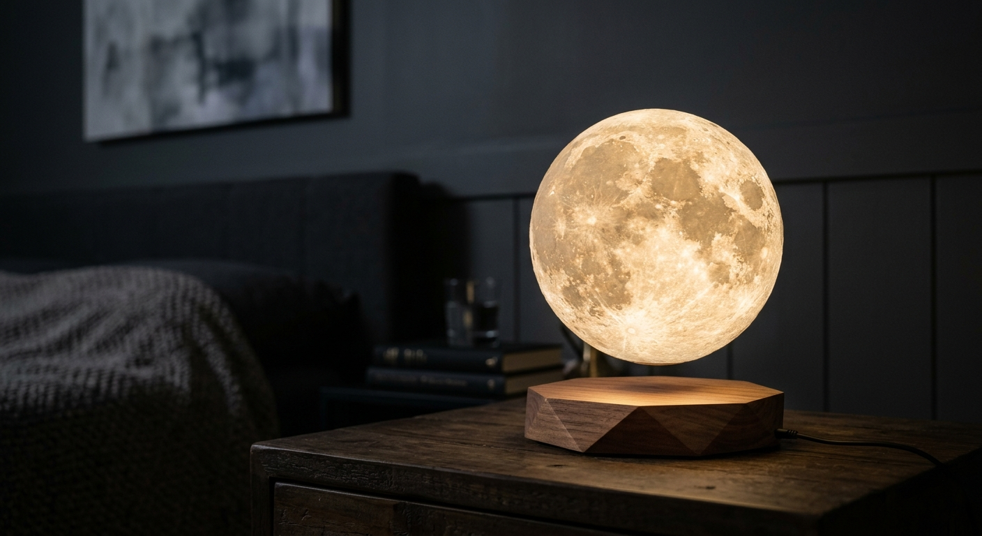 Levitating Moon Lamp