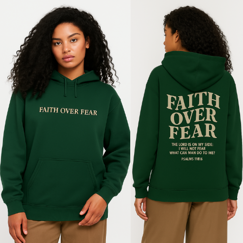 FaithOverFear™ Statement Hoodie