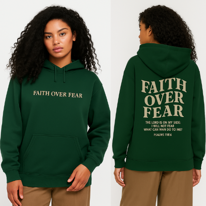 FaithOverFear™ Statement Hoodie