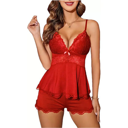 Midnight Kiss Lace Set