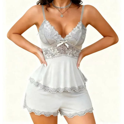 Midnight Kiss Lace Set