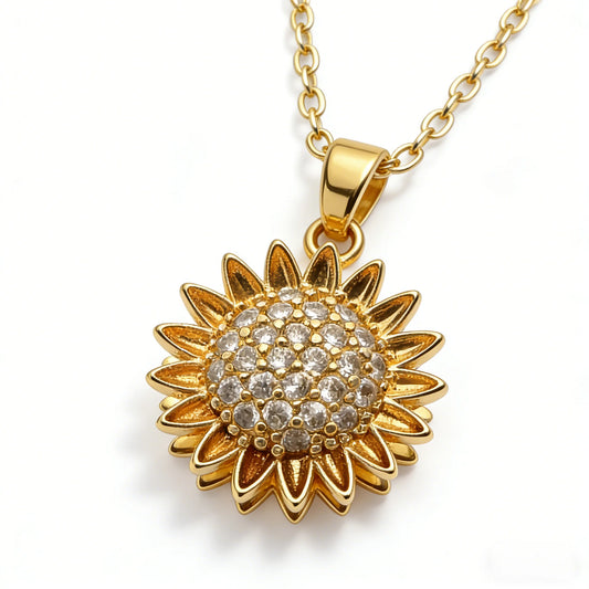 YouAreMySunshine™ Sunflower Necklac